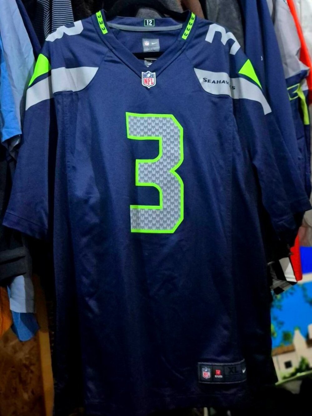 Vintage Nike XL NFL Seattle Seahawks Wilson Jersey